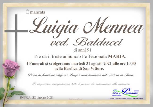luigia mennea v balducci