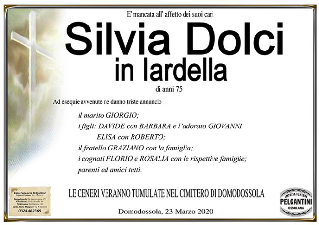 lunedi DOLCIin iardella