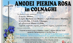lutto Amodei Pierina