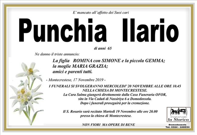 manifesto PUNCHIAIlario