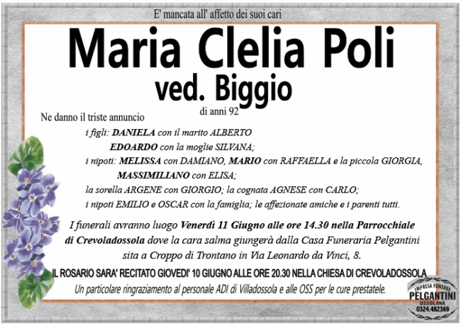 maria clelia POLI