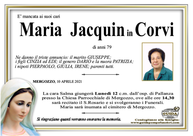 maria corvi JACQUIN