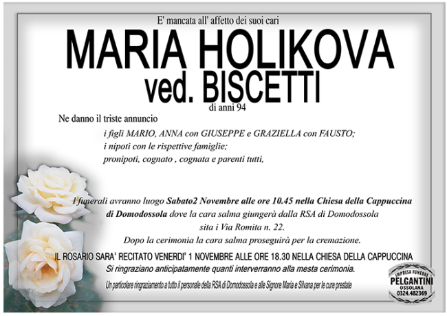 maria holikova