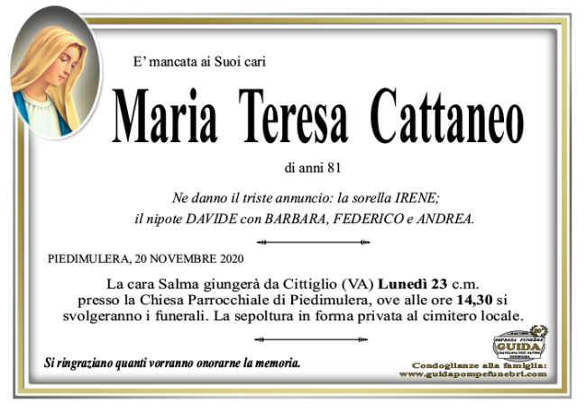 maria teresa CATTANEO
