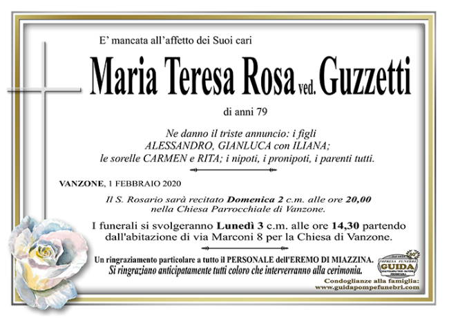 maria teresa ved guzzettiROSA