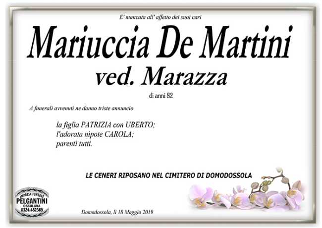 mariuccia de martini