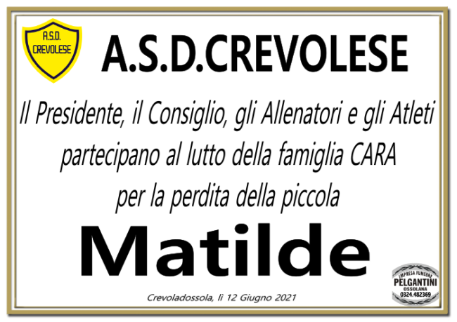 matilde cara ASD CREVOLESE