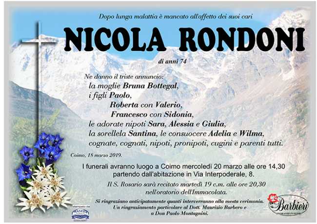 nicola rondoni