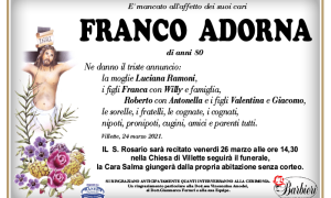ok annuncio Franco Adorna