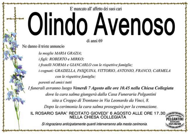 olindo AVENOSO