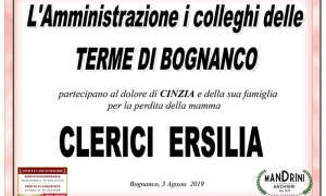 partecipazione TERME BOGNANCO PER CLERICI