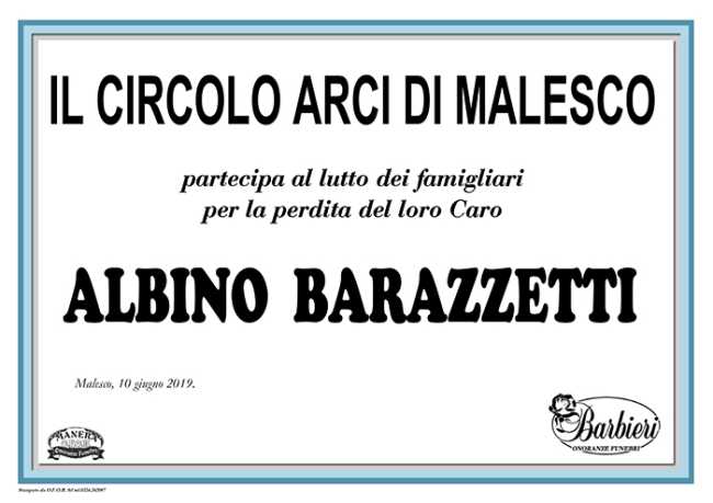 partecipazione barazzetti albino