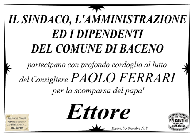 partecipazione ettore ferrari