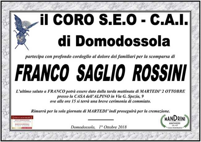 partecipazione franco saglio rossini