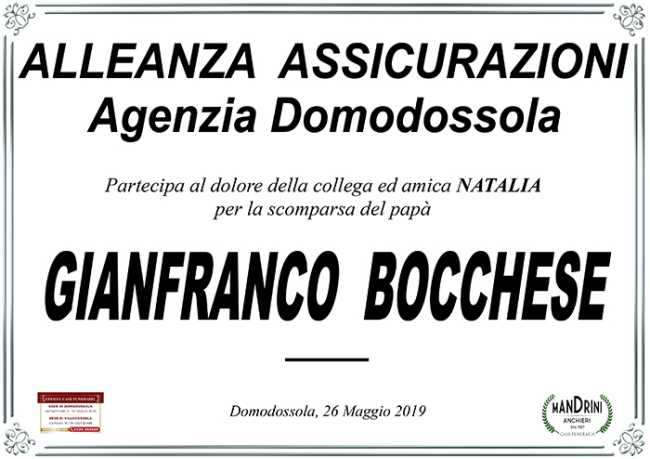 partecipazione gianfranco bocchese