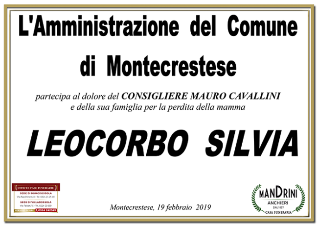 partecipazione lecorbo silvia