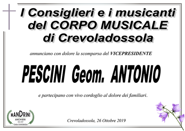 partecipazioni CORPO MUSICALE PER PESCINI