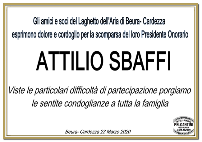 partecipazioni sbaffi LAGHETTO