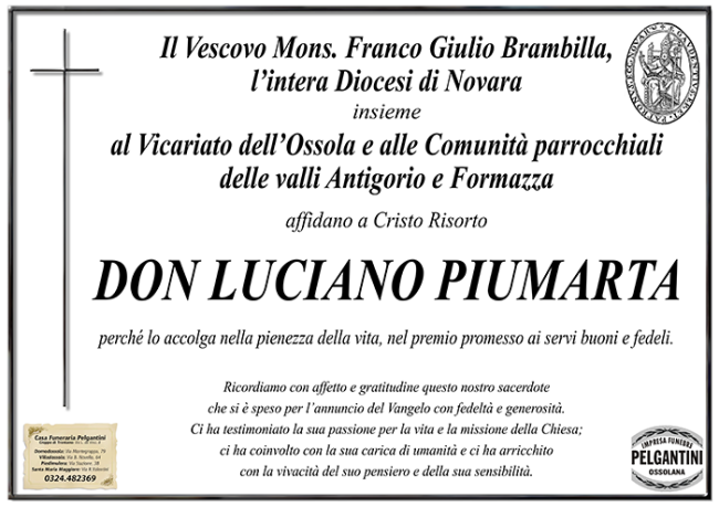 partecipazioni vescovo piumarta