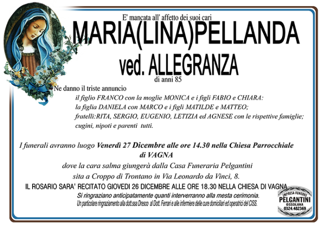 pellanda allegranza maria
