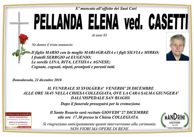 pellanda elena ved casetti