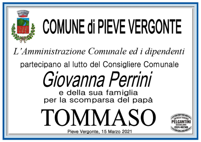 perrini COMUNE PIEVE VERGONTE