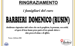 ring. Barbieri Domenico