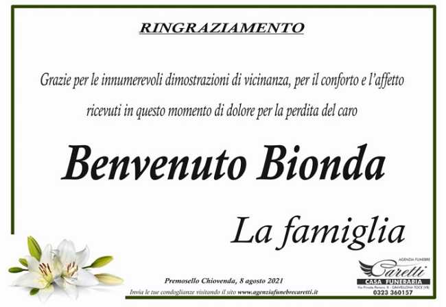 ring Bionda Benvenuto