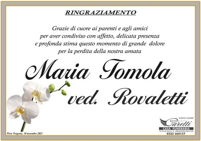 ring Tomola Maria