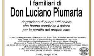 ringgraziamenti piumarta DON LUCIANO