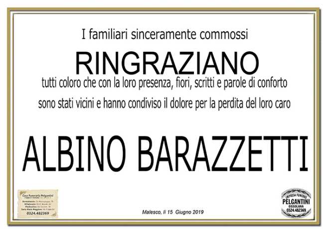 ringraziamento fam barazzetti