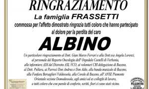 ringraziamento frassetti