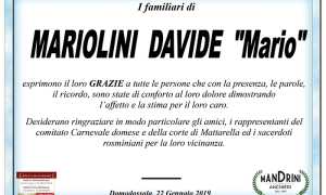 ringraziamento mariolini