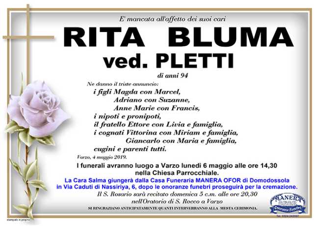 rita bluma
