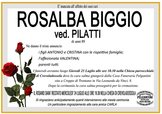 rosalba BIGGIO