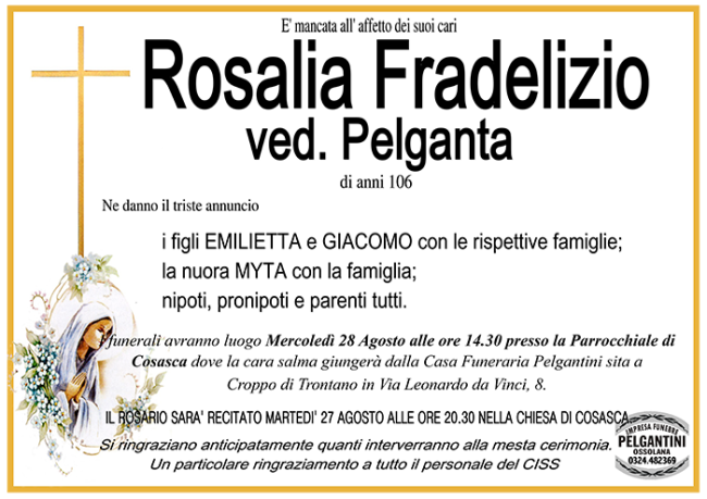 rosalia FRADELIZIO pelganta