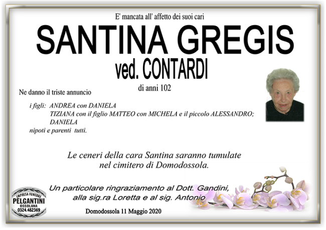 santina GREGIS
