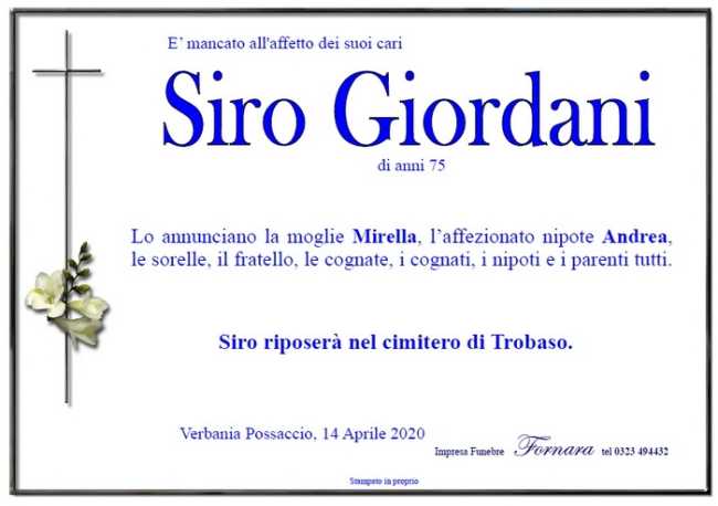 siro giordani