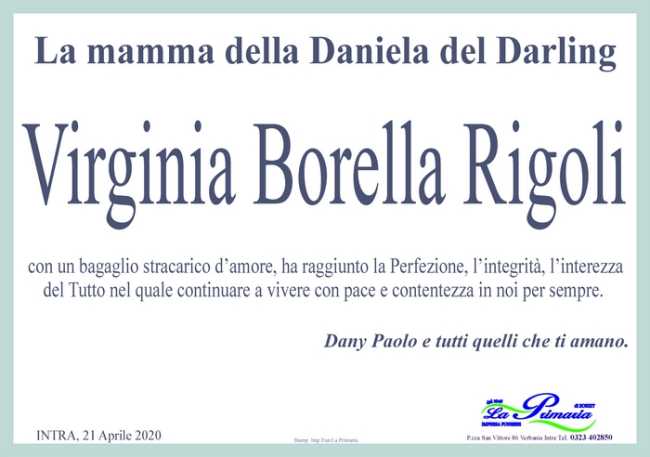 virginia borella rigoli