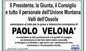 volona partecipazione Unione Montana Valli dellOssola
