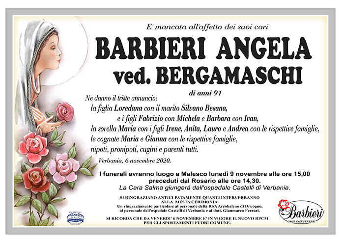 Annuncio Barbieri Angela
