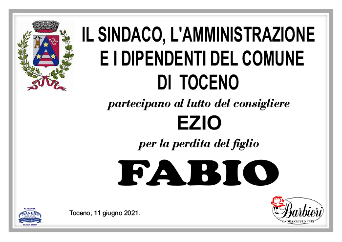 COMUNE DI TOCENO Ferraris Fabio