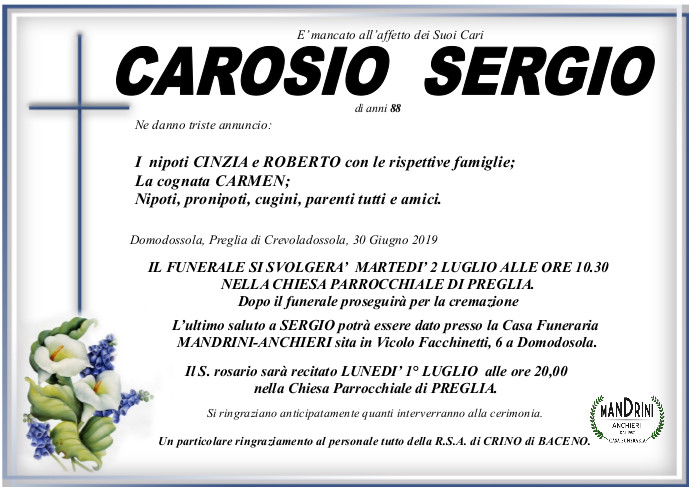 carosio sergio