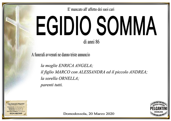 egidio SOMMA
