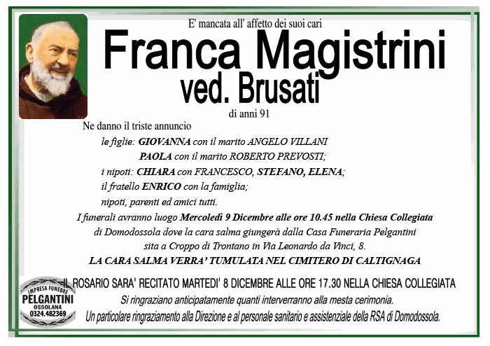 franca ved MAGISTRINI