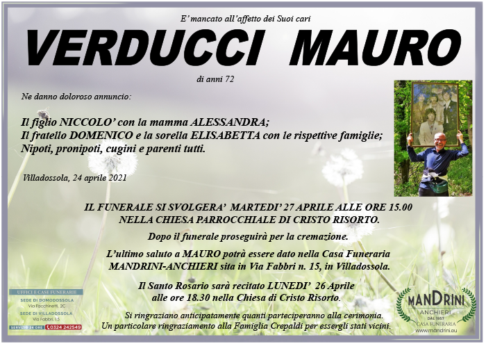 funebre VERDUCCI MAURO
