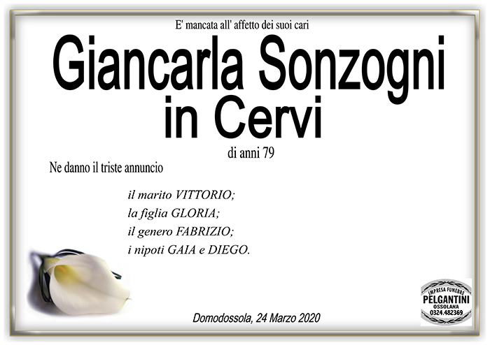 giancarla SONZOGNI
