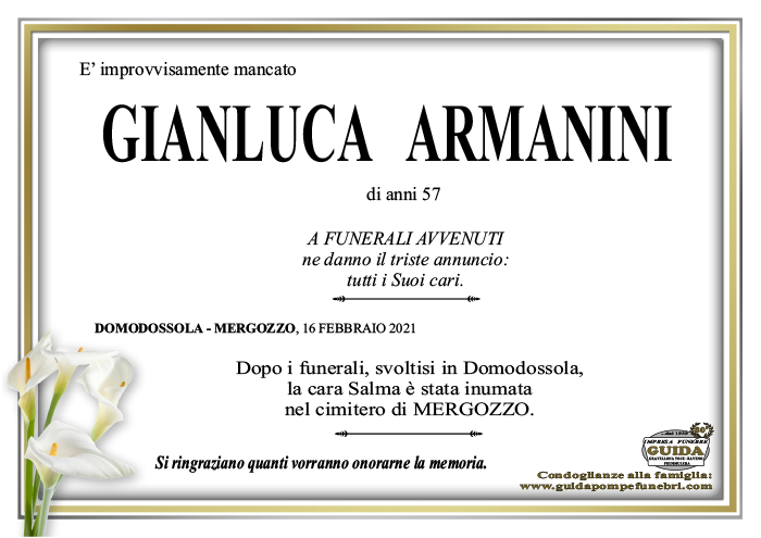 gianluca ARMANINI