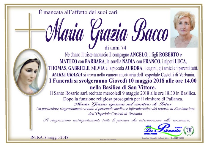 maria grazia bacco