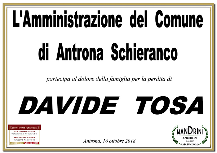 partecipazione comune antrona tosa
